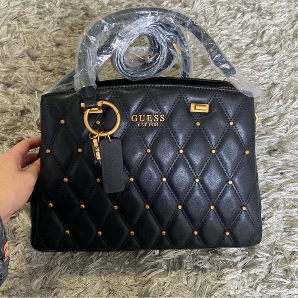 Black & Bronze Guess Hangbag
